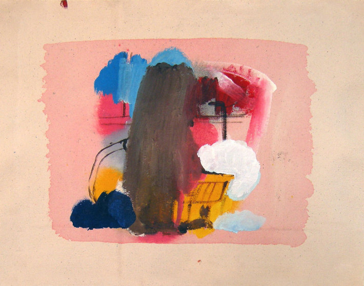 Mostro di bucato / Acrylics on canvas – cm 36 x 33 (14” by 13”)