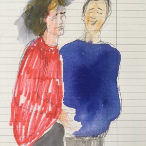 Untitled / Pencil and markers on paper
