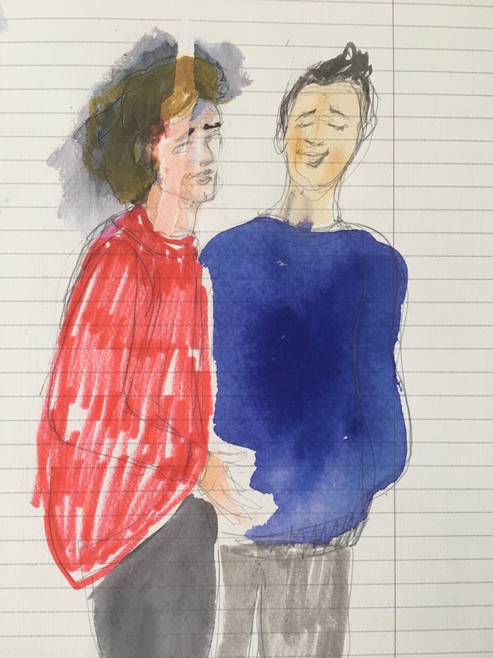 Untitled / Pencil and markers on paper