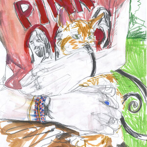 Pink / Pencils and markers on paper - 24 x 33 cm