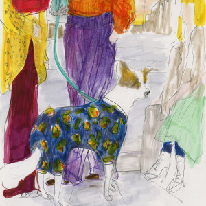 street style / Pencils and markers on paper - 24 x 33 cm