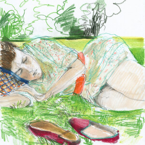Livia / Pencils and markers on paper - 24 x 33 cm