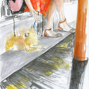 Cinemino - parte 1 / Pencils and markers on paper - 24 x 33 cm
