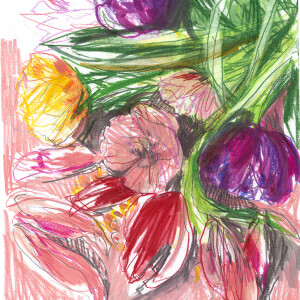 La resa / Pencils and markers on paper - 24 x 33 cm