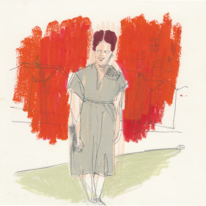 Back in the days / Pastels and pencils on paper - 20 x 20 cm 