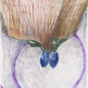 Centro di Gravità Permanente / Pencils and markers on paper - 24 x 33 cm 