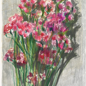 A bit of Pink / Pencils and markers on paper - 24 x 33 cm 