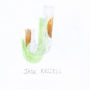 J as Jack Russell / Pencils and markers on paper
