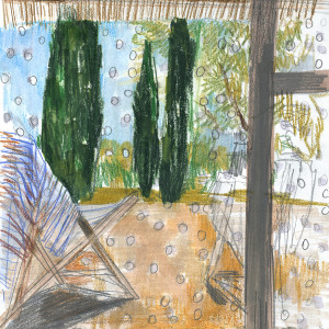 Bolgheri / Pencils and markers on paper - 24 x 33 cm 