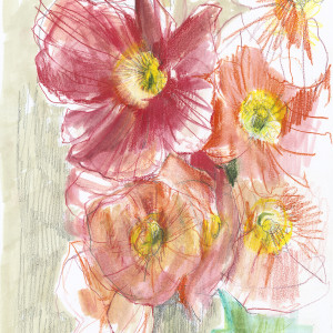 Se arriva la primavera / Pencils and markers on paper - 24 x 33 cm 