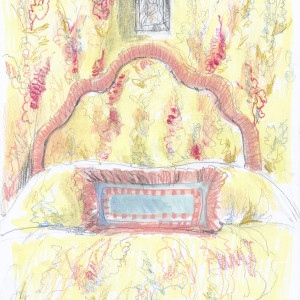 Punti di vista / Pencils and markers on paper - 24 x 33 cm 