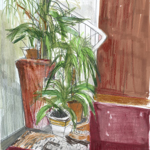 Libia 3 / Pencils and markers on paper - 24 x 33 cm